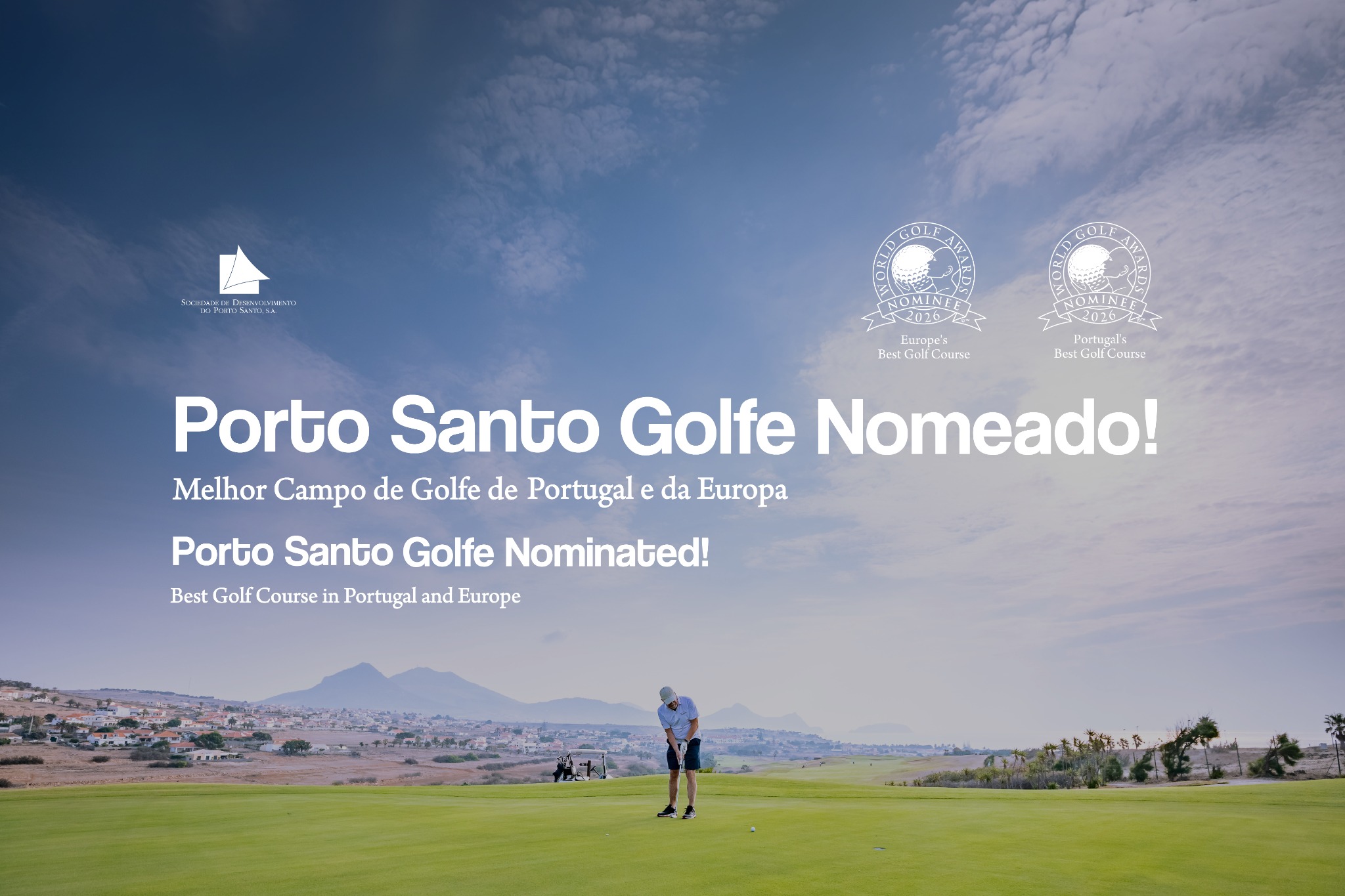Porto Santo Golfe nomeado nos World Golf Awards 2026